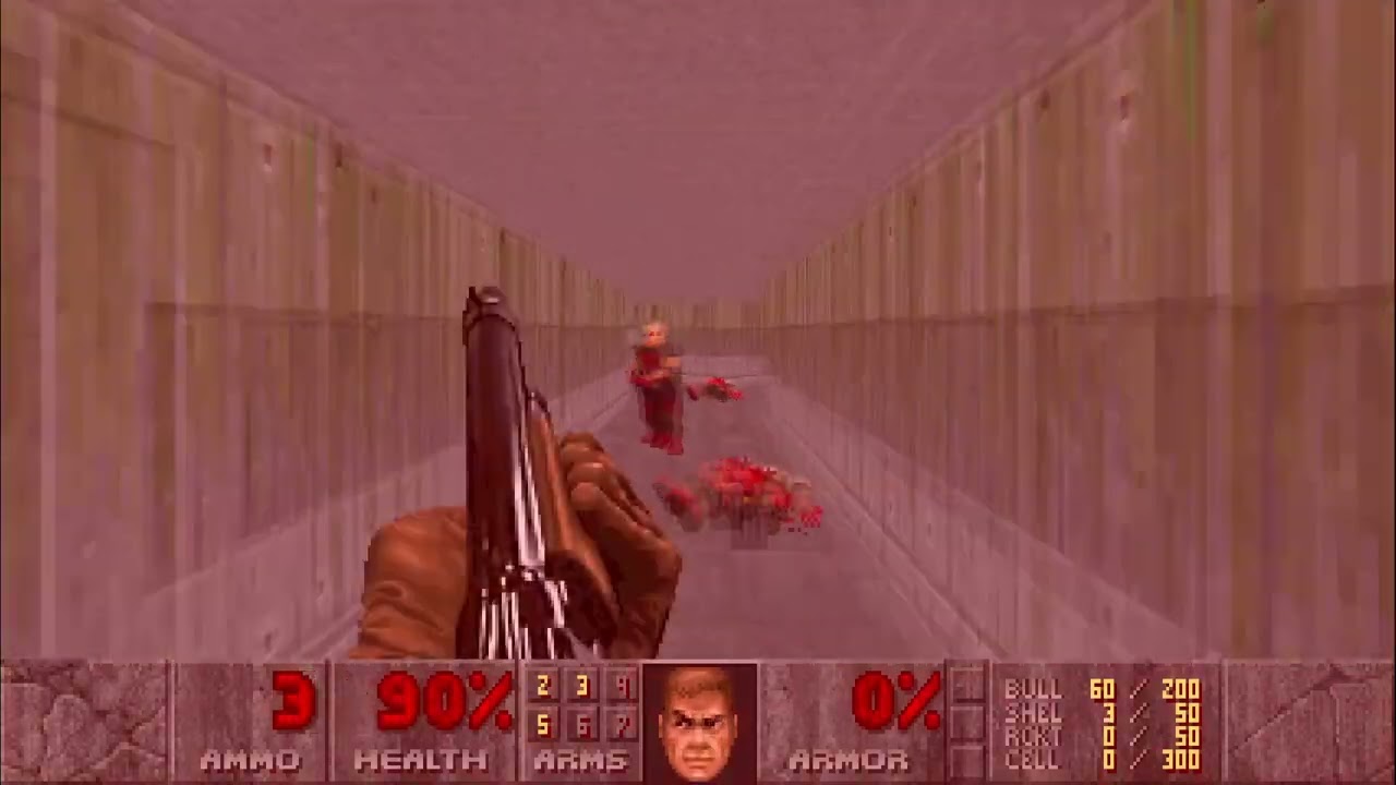 The Ultimate DOOM (Unity Edition) - E2M6 Halls of the Damned - UV 27.29