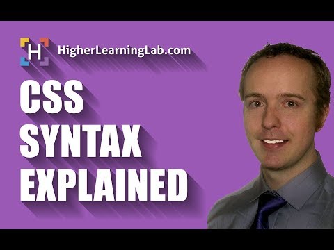 What Is CSS's Syntax?