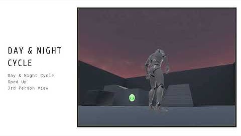 Day & Night Cycle + Crouch in UE4 - Demo