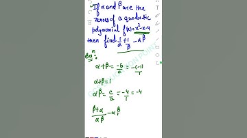 Chapter 2 polynomials important question/short video /cbse pyqs series ch 2 maths / polynomials