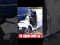 Tài xế lái xe trong tình trạng mệt mỏi dẫn đến va chạm đuôi nghiêm trọng #short