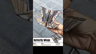 Butterfly Wings 🦋#youtubeshorts #shortvideo #papercraft #airplane #homemadepapercraft #paperairplane