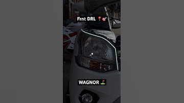 Head Light DRL INSTALL….🎯✨ #car #caraccessories #carheadlight #wagonr #youtube #work #digitalartist