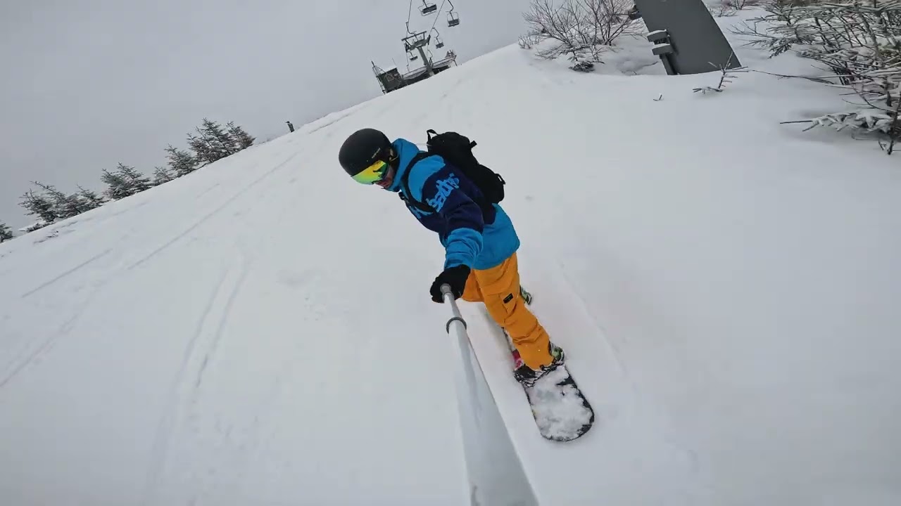 Powder Day at Buscat — Red to Black | Full ride | GoPro POV & Selfie