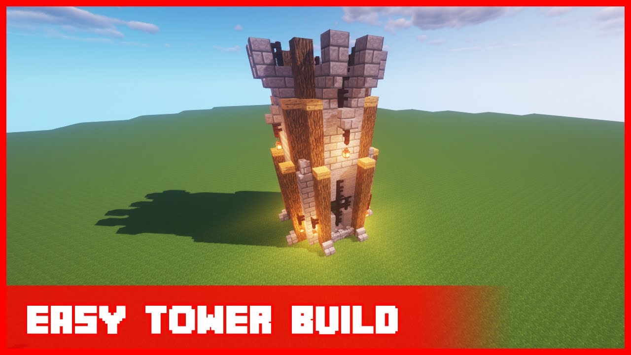 Easy Minecraft Tower Build (#1) - YouTube