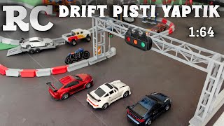 Mini RC ARABALAR İÇİN YARIŞ PİSTİ YAPTIK , Çok Eğlenceli