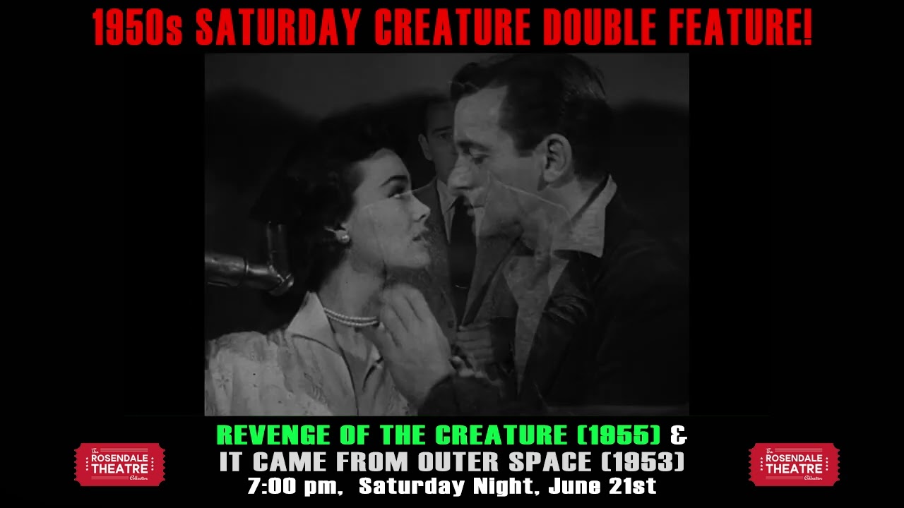 1950s Sci-Fi Double Creature Feature! Revenge Of The Creature & It