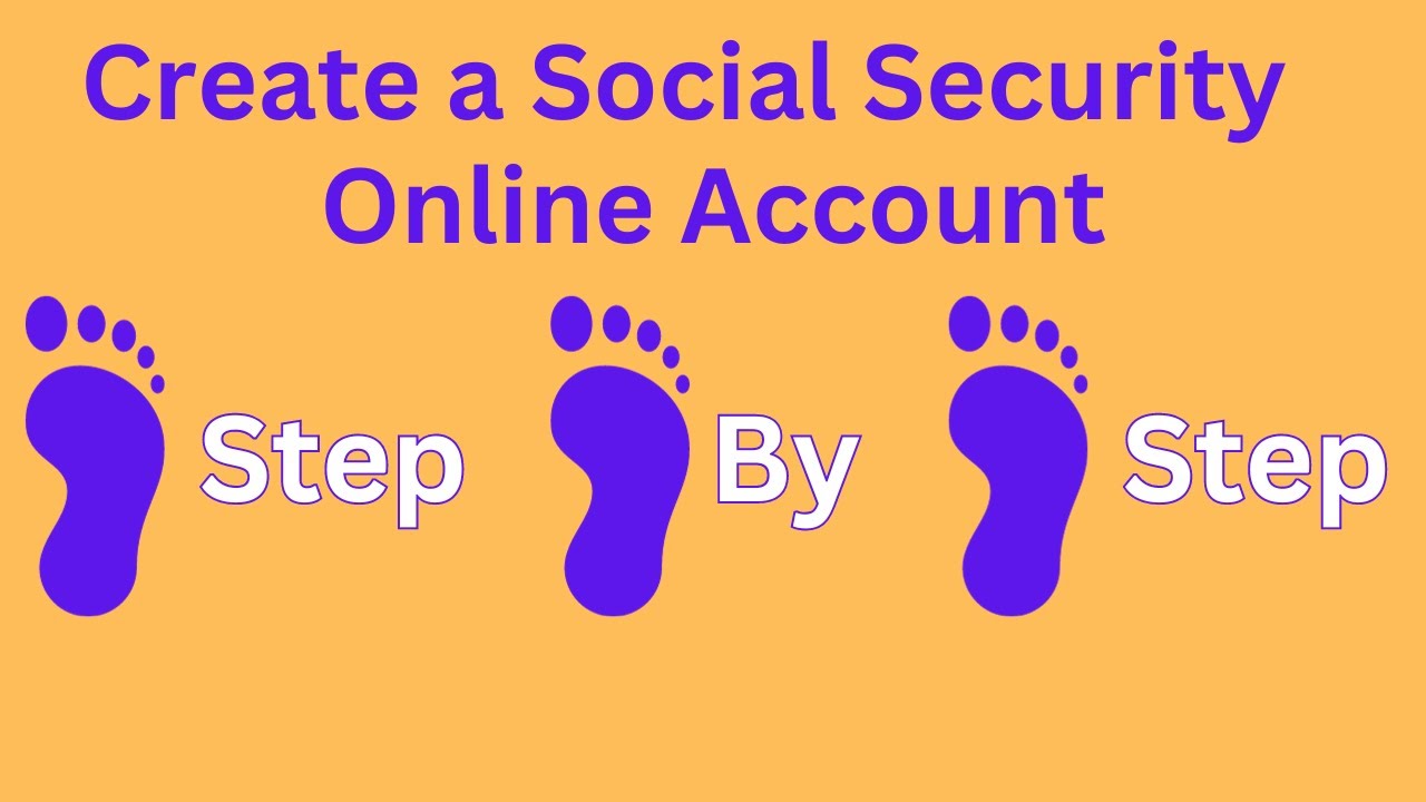 Create A Social Security Online Account Step By Step YouTube Create A Social Security Online Account Step By Step YouTube