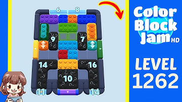 Color Block Jam Level 1262 Solution Walkthrough