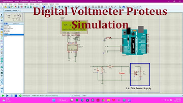 Digital Voltmeter Proteus Simulation | #voltmeter #digital #simulation #arduino #projects