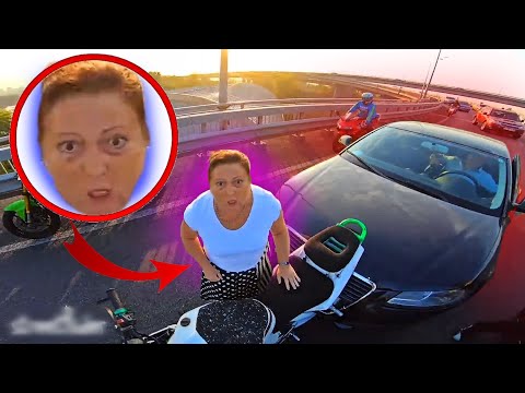 ПОДБОРКА Мото ситуаций на дорогах  I ОСТАНОВКИ мотоциклистов! №2