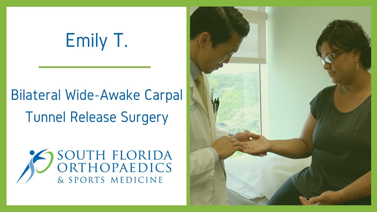 Bilateral Wide-Awake Carpal Tunnel Release Surgery Testimonial