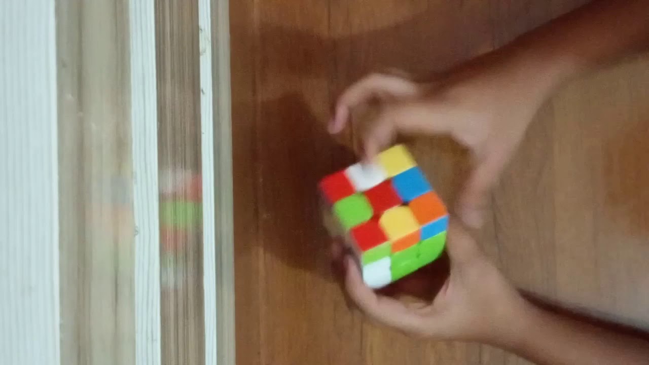 Solving 3x3 rubix cube in less than 2 minutes - YouTube
