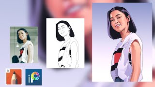 How to Trace - Episode 1 [Speed Art] in Autodesk Sketchbook Android [ITZY RYUJIN] FanArt screenshot 2