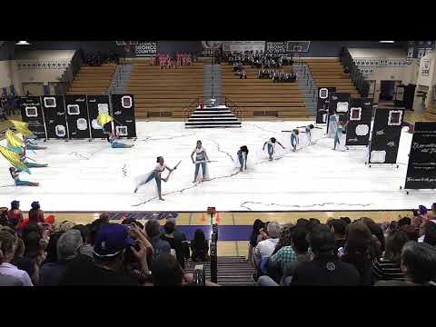 Dorothy McElhinney Middle School Winter Guard @ VMHS