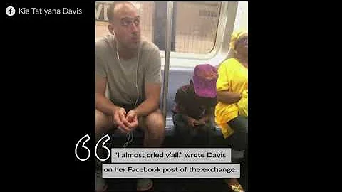 Heartwarming Moment Captured On Busy NYC Subway