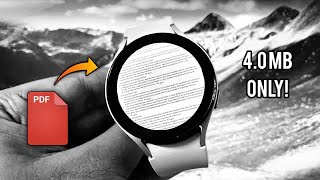The Best PDF Reader for Galaxy Watch 4/5 or any Wear OS! screenshot 2