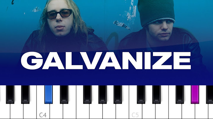 Galvanize Piano version - Piano performance video thumbnail