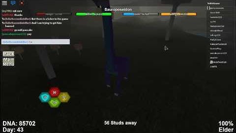ROBLOX| Dinosaur Simulator| Hacker caught live, IGN: heatedrat120