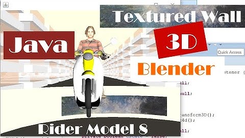 Java 3D: How to Create a Textured Wall in Blender and Import It (with Source Code)