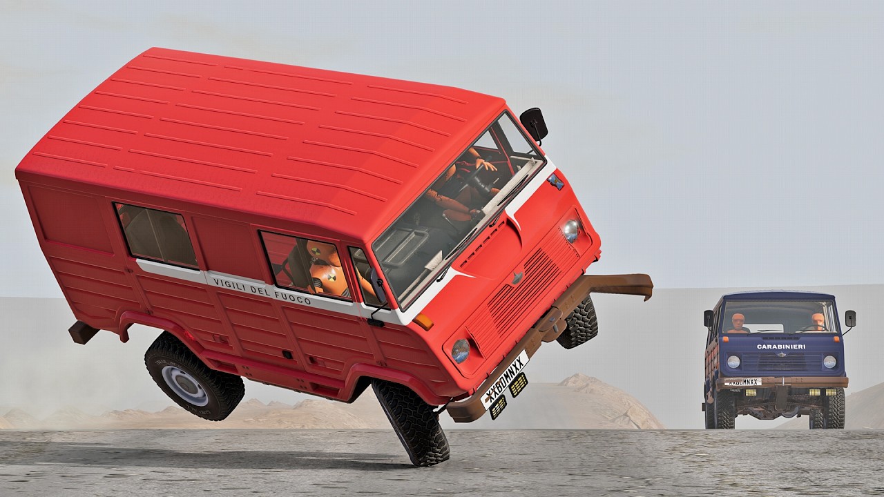 Cars vs Cybertruck #5 - BeamNG Drive | xxbdmnxx