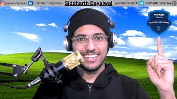 Microsoft Learn Student Ambassador Application | Siddharth Dayalwal | Accepted