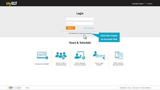 MyELT Create an Account Instructor