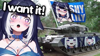 Lily wants to buy a demilitarized tank