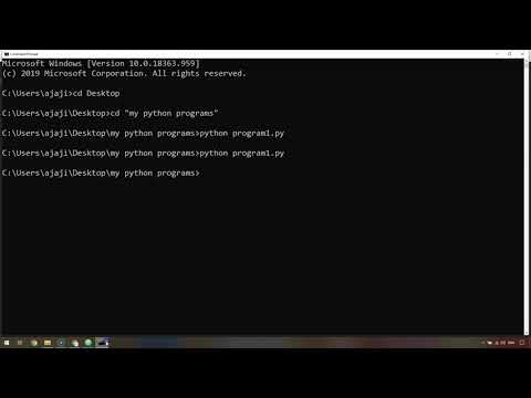 Programming for Beginners and Kids :L10: Python not showing output in cmd