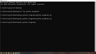Programming for Beginners and Kids :L10: Python not showing output in cmd