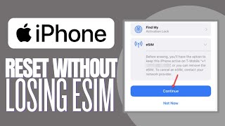 How To Reset iPhone Without Losing eSim In IOS 16 2023