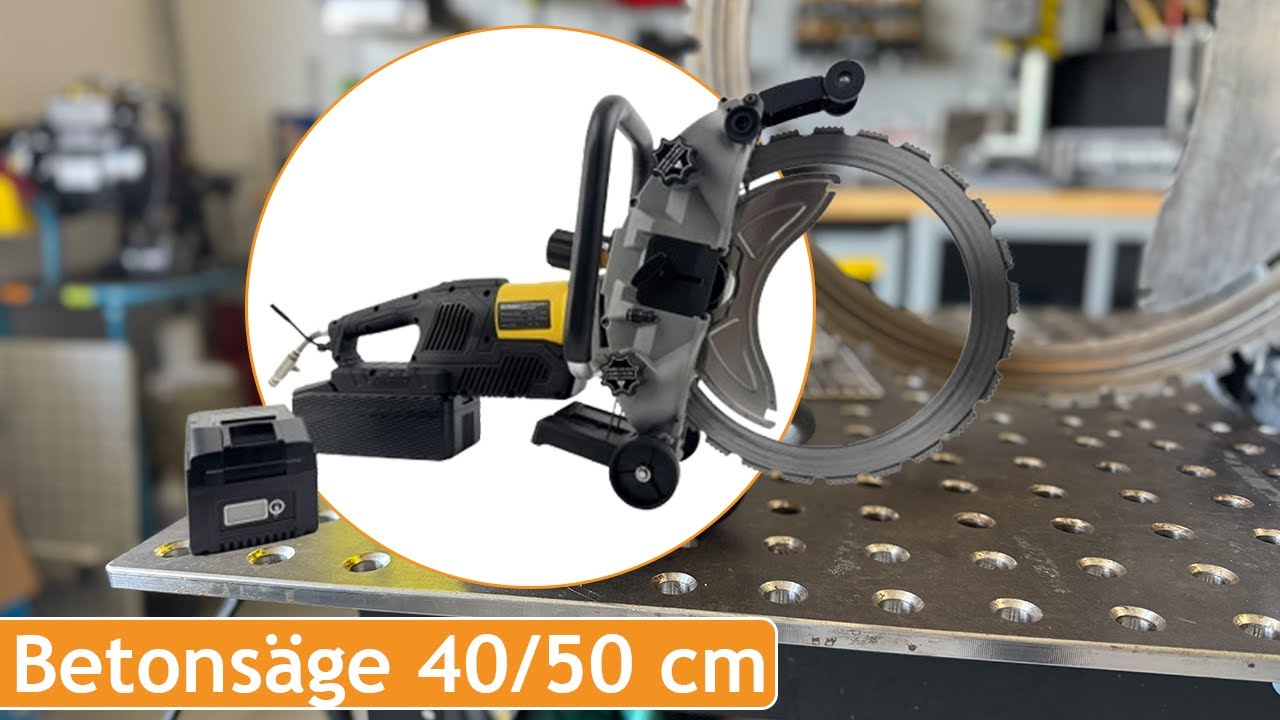 Profi-Ringsäge für Beton: Wand- & Betonsäge WS290 DC mit Akku & WS390 50cm Tief für Wanddurchbruch