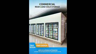 Rear Stocking Cold Room | Commercial Walk-in Cooler #coldstorageconstruction #industrialcoldstorage