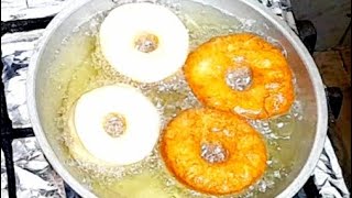 Donuts ? أسهل طريقة لعمل حلوى الدوناتس ? الوصفه بسيطه ? جربيها مش هتبطلى تعمليها وولادك هتفرح بيها ?