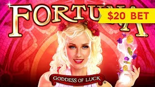 Fortuna Goddess Of Luck Slot - DOUBLE RETRIGGER - $10 | $20 Bets! screenshot 5