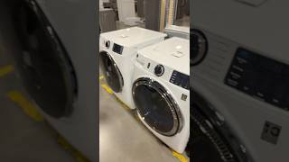 GE General Electric front load washer and gas dryer white SOLD!