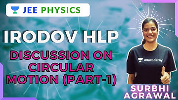Irodov HLP | Discussion On Circular Motion (Part-1) | JEE Physics | IIT-JEE 2021-22 | Surbhi Agrawal
