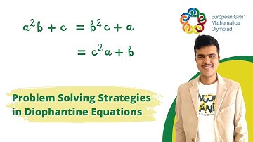 Problem Solving Strategies in Diophantine Equations | EGMO 2019 Problem 1