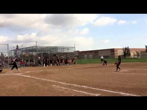 Rocky with a strikeout on the mound!