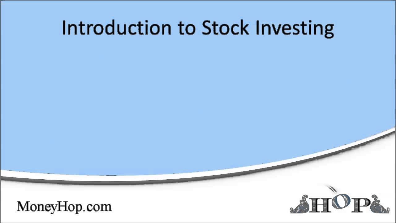 Introduction to "Stock Investing" YouTube