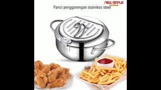 Menggoreng Lebih Mudah dengan Panci Penggorengan Deep Fryer Pot #shorts