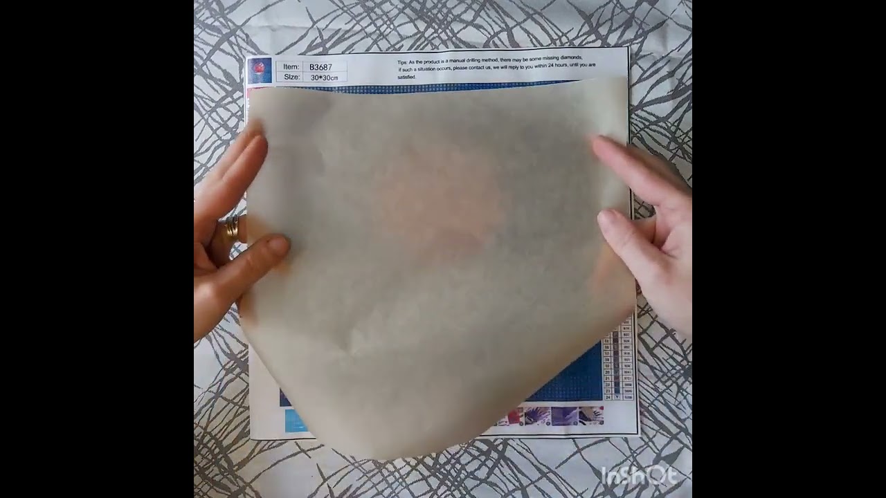 Diamond Painting | ◇ Folie durch Backpapier ersetzen. So geht's!!!