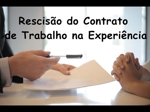 Vídeo: Seria quebra de contrato?