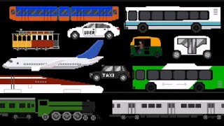 Public Transportation Vehicles around the World - TheKidsPictureShow