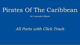 Pirates of the Caribbean - Arr. Lavender/Moore Play Along Track
