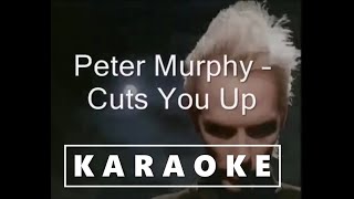 Peter Murphy - Cuts You Up (karaoke)