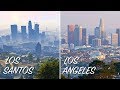 GTA 5 vs GOOGLE Earth #2 | Los Santos and Los Angeles Comparison