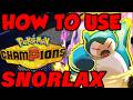 HOW TO USE SNORLAX IN POKEMON CHAMPIONS! Snorlax Moveset Guide | Best Snorlax Builds