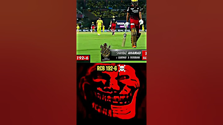CSK ROCKED RCB SHOCKED 😯