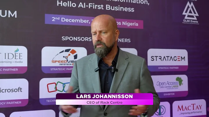 LARS CHRISTER JOHANNISSON, CEO, Rack Centre shares his take aways from the AI Forum Nigeria 2025